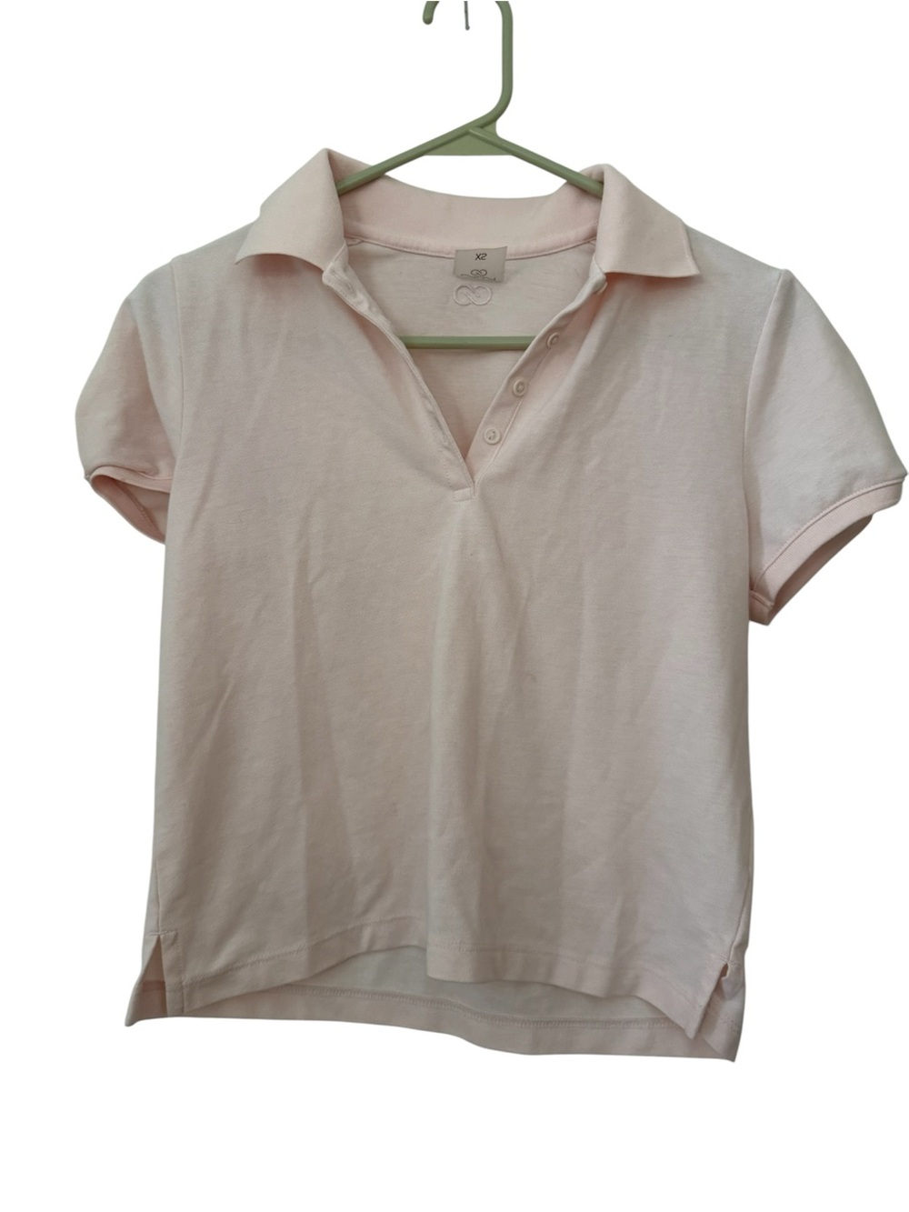 Light Pink Short-Sleeve Polo - CALIA by Carrie Underwood